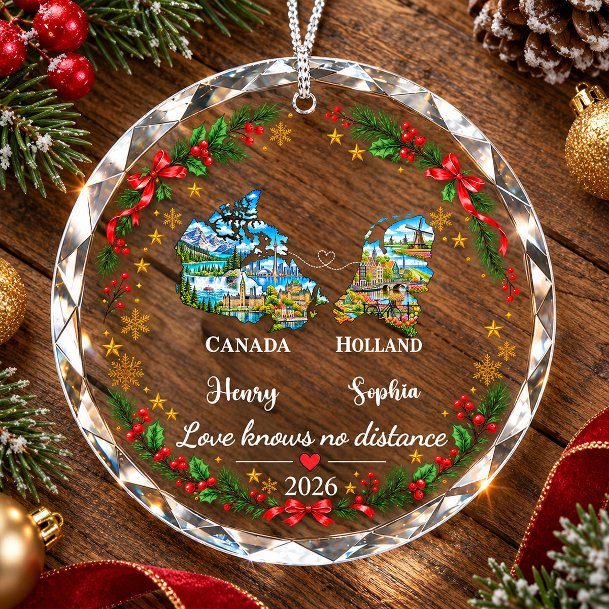 Love Knows No Distance State Map - Personalized Glass Ornament - Christmas Gift For Long Distance Couples, Boyfriend, Girlfriend, Husband, Wife 30342922-7555-44a5-b65d-40c2bd039c23-4-6-.jpg