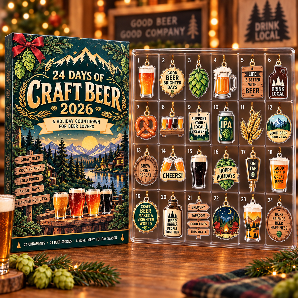Craft Beer Advent Calendar 2026, 24 Day Christmas Countdown, Beer Lover Ornaments, Brewery Holiday Gift, Beer Gift for Men, Christmas Decor 305a180e-2fa5-4eba-82a7-468ca2fc1ec8-01d9f24b-270c-4f87-964e-7cedc5c9c655.png