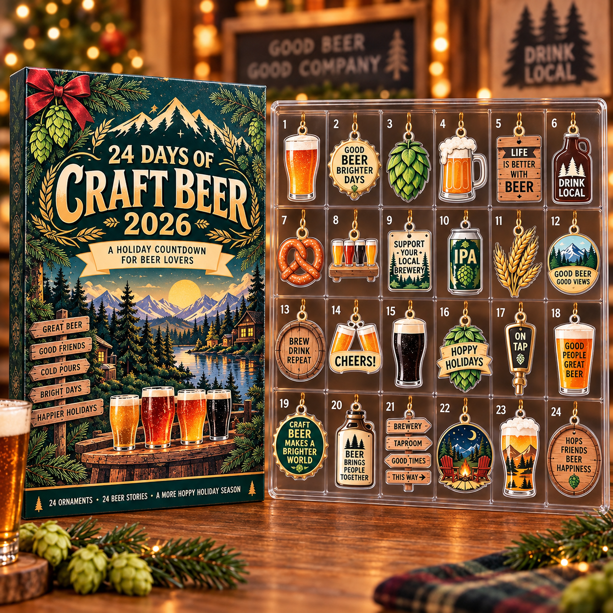 Craft Beer Advent Calendar 2026, 24 Day Christmas Countdown, Beer Lover Ornaments, Brewery Holiday Gift, Beer Gift for Men, Christmas Decor 305a180e-2fa5-4eba-82a7-468ca2fc1ec8-01d9f24b-270c-4f87-964e-7cedc5c9c655.png