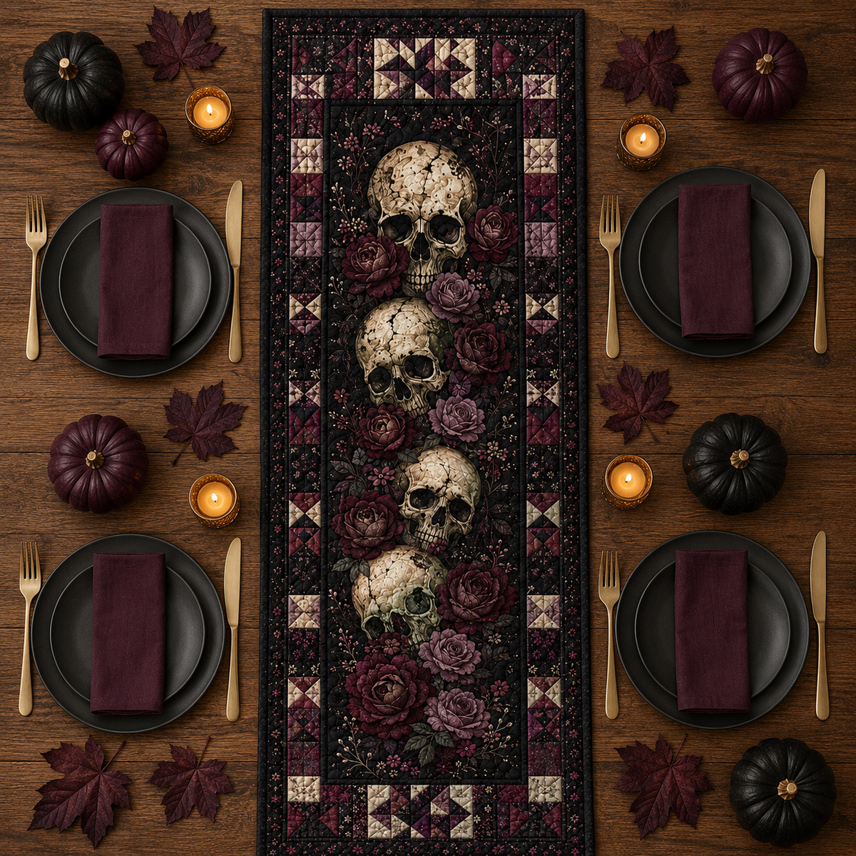 Gothic Skull & Burgundy Rose Quilted Table Runner, Dark Floral Halloween Table Decor, Victorian Gothic Kitchen Dining Decor 305a9f07-9041-4158-bb62-af0f28f126bd-Image-Aug-13-2026-02_48_22-PM-3-.png
