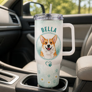 Custom Pet Portrait 40oz Handle Tumbler – Watercolor Cameo - Personalized 40 oz Stainless Steel Tumbler 307d1319-9a23-4e04-a01e-60143ab97cec.jpg