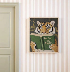Motivational Tiger Reading Print: Humorous Bookworm Wall Art for Library, Office, or Study Decor 3089b16b-502d-4e86-a990-e03e84d3d47d-gfgfh-1-.webp