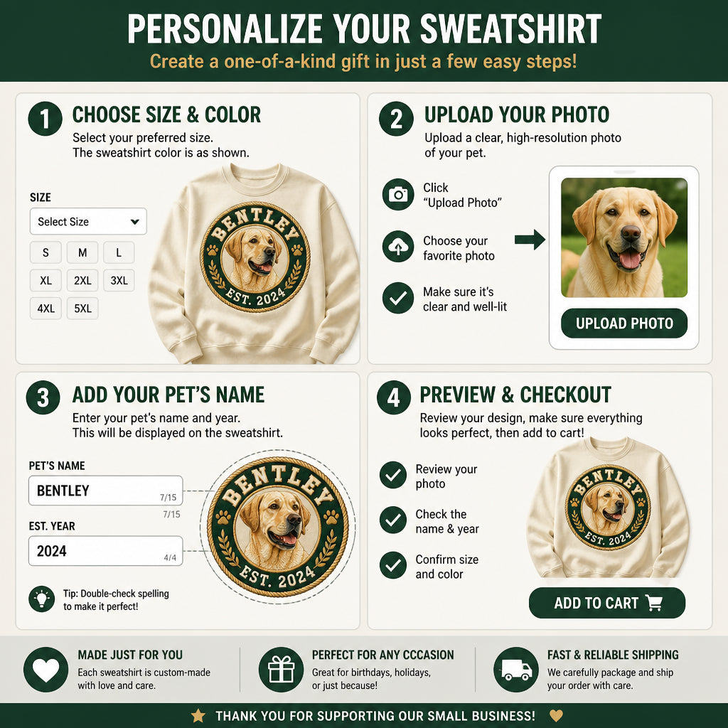 Custom Pet Portrait Collegiate Seal Sweatshirt - Personalized Sweatshirt 308f8207-0938-4860-a441-16a5fa9c8f98.jpg