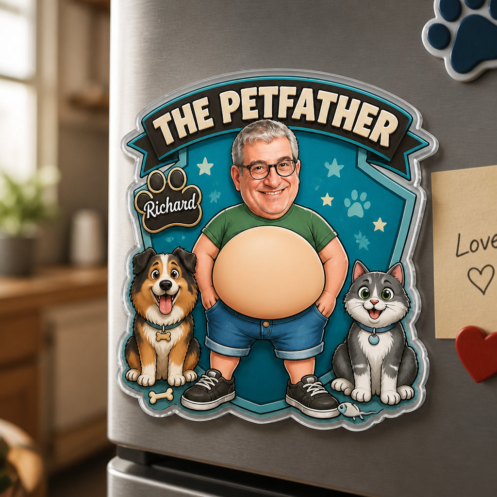The Petfather Soft‑Belly Custom Face Fridge Magnet - Personalized Acrylic Refrigerator Magnet - Soft Rubber Belly 30945e61-1e11-486c-a0ed-0d45ce79792f.jpg