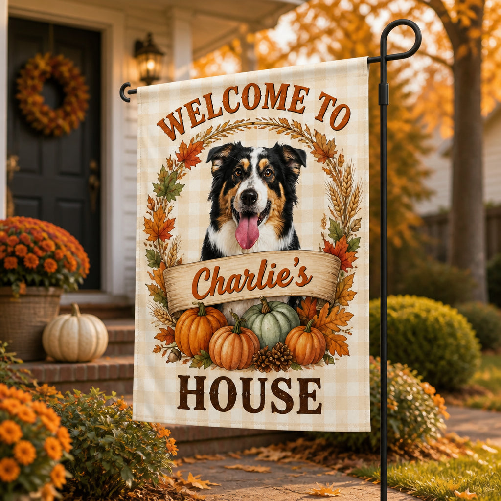 Autumn Pet Welcome Garden Flag — Photo + Name - Personalized Family Flag 30a34c2f-a175-4782-8f29-c2627f5429ba.jpg