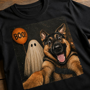 Custom Pet BOO! Halloween Selfie Tee - Personalized T-shirt 30d4c473-4fc3-4e19-a99a-82f14befe77e.jpg