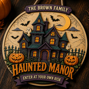 Personalized Haunted Manor Family Wood Sign - Personalized Wood Sign 30ea47b3-55f9-4b15-a41e-90954de13bec.jpg