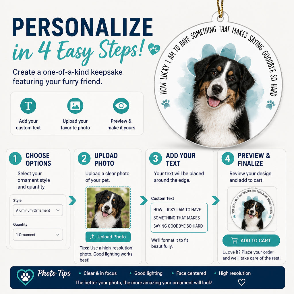 Pet Memorial Photo Ornament – "How Lucky I Am…" - Personalized Aluminum Ornament 30f09dfd-9ff3-49d2-9d87-9c57c33097a9.jpg