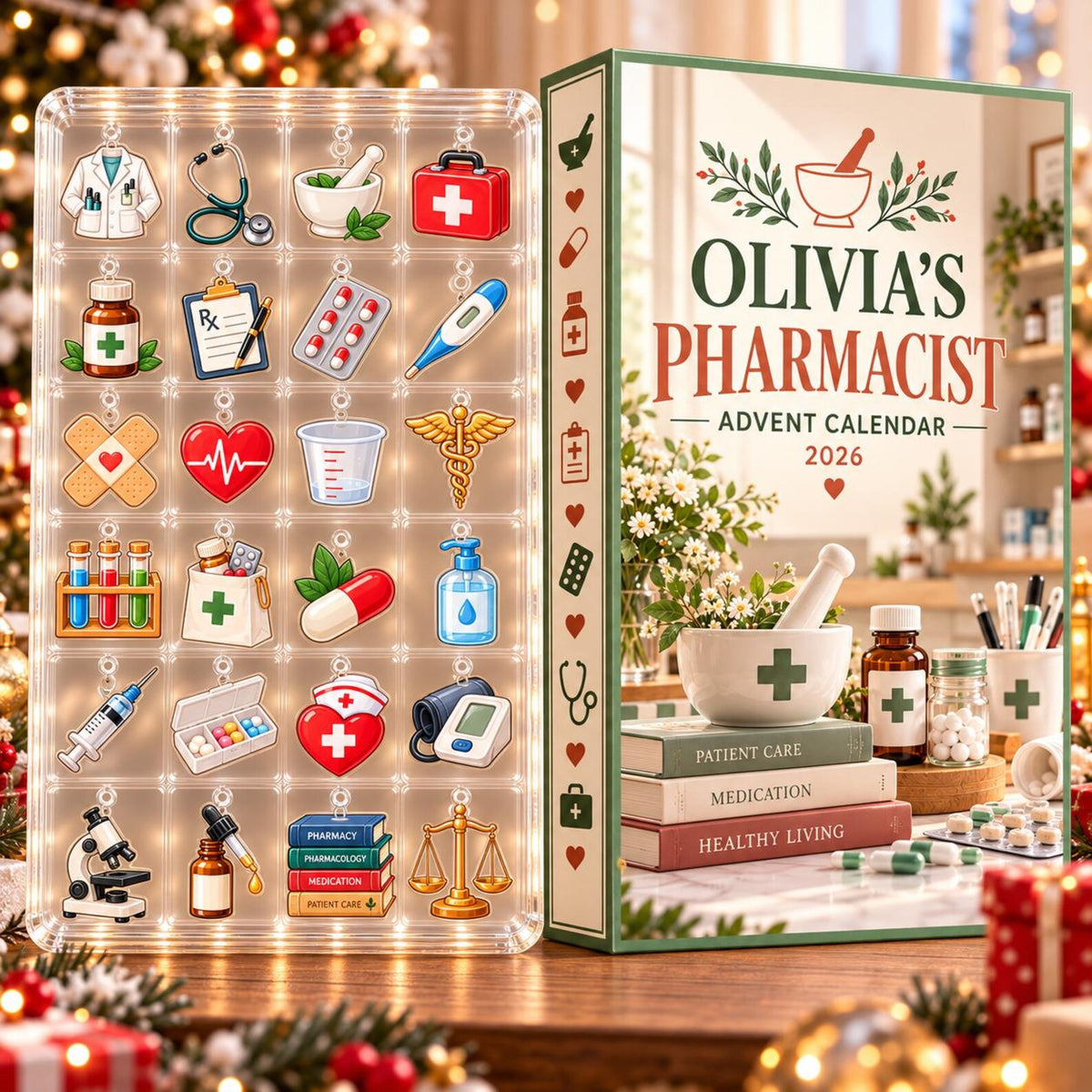 Pharmacist Advent Calendar 2026, Medical Christmas Countdown, 24 Healthcare Charms (Blind Box) 30f10bde-e5bd-4183-a85f-0ce45baf1205-il_1588xN.8643511015_q0qi.jpg