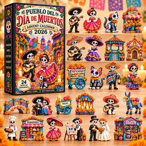 Día de Muertos Advent Calendar 2026 – 24 Acrylic Ornaments, Mexican Day Of The Dead Christmas Countdown Decor 30f3daf4-f17c-454d-ae6f-5b0f238c4fdc-op1.png