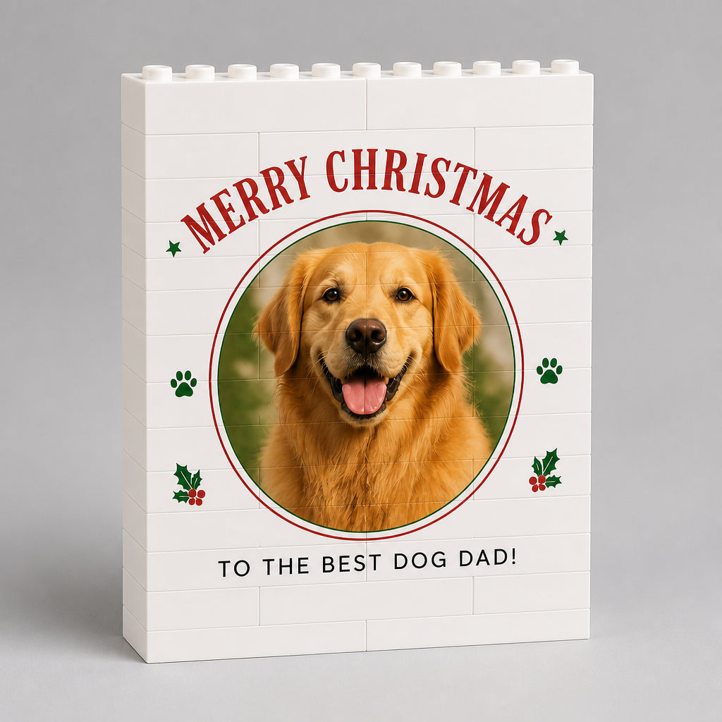 Merry Christmas Dog Dad Photo Block Puzzle - Personalized Custom Building Block Puzzle 3119e7d5-4deb-4f89-b9b0-96dd93a131ac.jpg