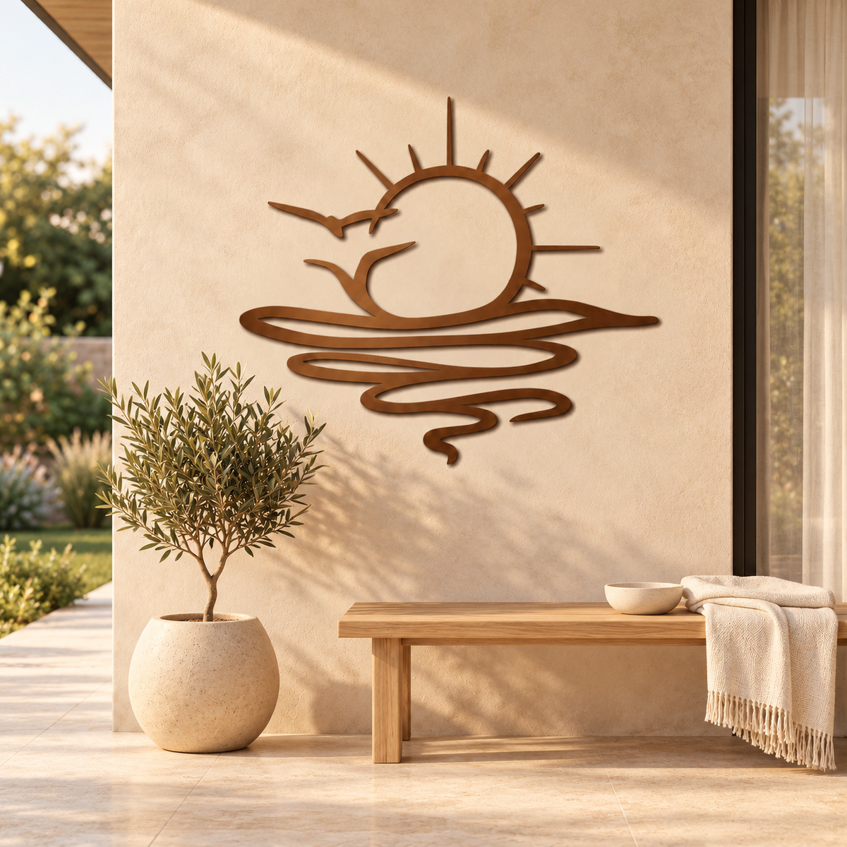 Sunrise and Ocean Metal Wall Art, Beach House Art, Coastal Sunset Patio Decor, Sun and Wave Metal Art, Boho Sunrise Silhouette 312b9627-26f7-484f-908f-30e0fbfac571-M-t-tr-i-ng-tr-n-t-ng-c-t.png