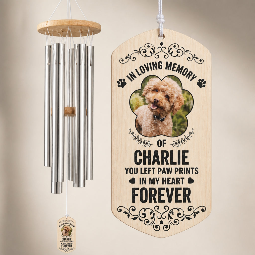 Pet Memorial Wind Chime – Forever In My Heart Photo - Personalized Windchime 312f13ff-013f-49b1-9f17-1745fa707157.jpg