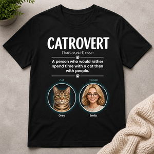 Catrovert Definition Tee – Personalized Cat + Owner Portrait - Personalized T-shirt 313bbe6f-e0a1-45bb-885a-d480820254c6.png