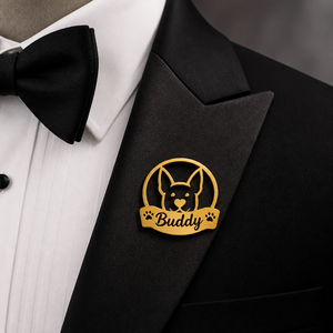 Custom Pet Name Lapel Pin – Dog Silhouette Banner - Personalized Custom Lapel Pin 313fb550-320c-412d-8381-1b4c1a48d9ef.png