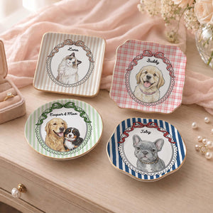 Custom Photo Funny Dog Cat Pet Portrait Ring Dish, Personalized Cat Mom Jewelry Dish, Pet Memorial Gift for Pet Lover 3140ea20-5d3a-44db-860f-df5731dd119c-6.jpg