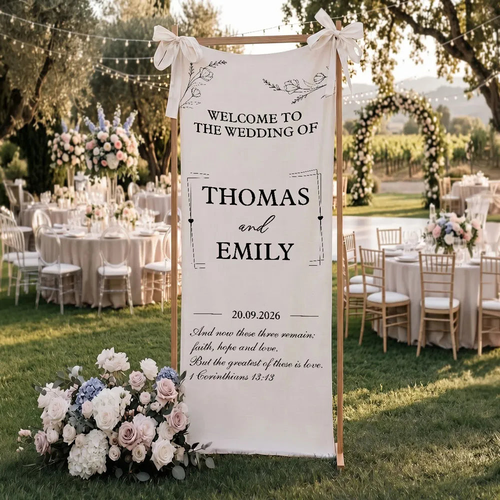 The Wedding Of Us - Personalized Welcome Sign - Wedding Decoration 3142c3a9-76c6-4007-b9db-7287d1aa3f57-4.webp