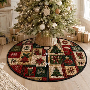 Christmas Tree Skirt Quilt, Patchwork Holiday Tree Mat, Quilted Plaid Snowflake Candy Cane Farmhouse Christmas Decor Gift 3169862a-be76-490e-a696-3f237a667056-nnhjhjhj-2-.webp