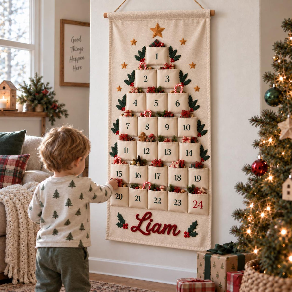 Personalized Nutcracker Advent Calendar for Kids, Custom Name 24 Pocket Christmas Countdown, Fabric Wall Hanging, Family Christmas Tradition 31752a39-fbfd-438f-b00d-203b81cf0f02-il_1588xN.8521395824_6se8.jpg