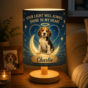 Pet Memorial Fabric Lamp — Your Light Will Always Shine In My Heart - Personalized Custom Fabric Lamp 317641ba-5c2a-4f5e-9340-0b0c6d656db2.jpg