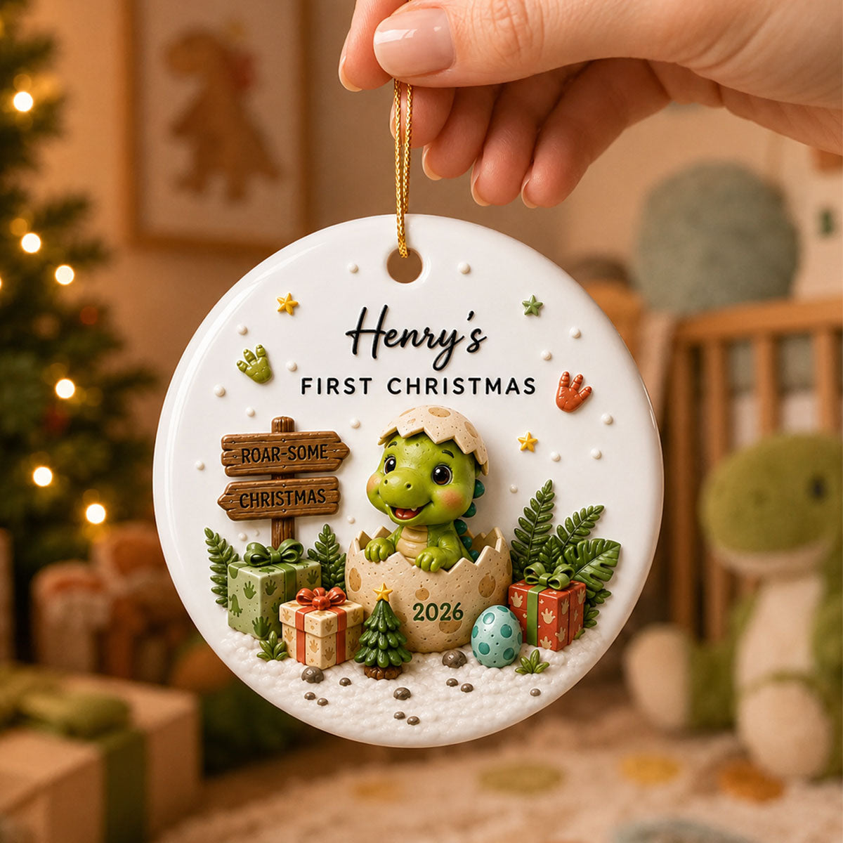 Baby Dinosaur First Christmas - New Born Gifts - Real 3D Raised Ornament 317fed0d-0f67-4f16-8b06-a68bd2b70537-4-7-.jpg