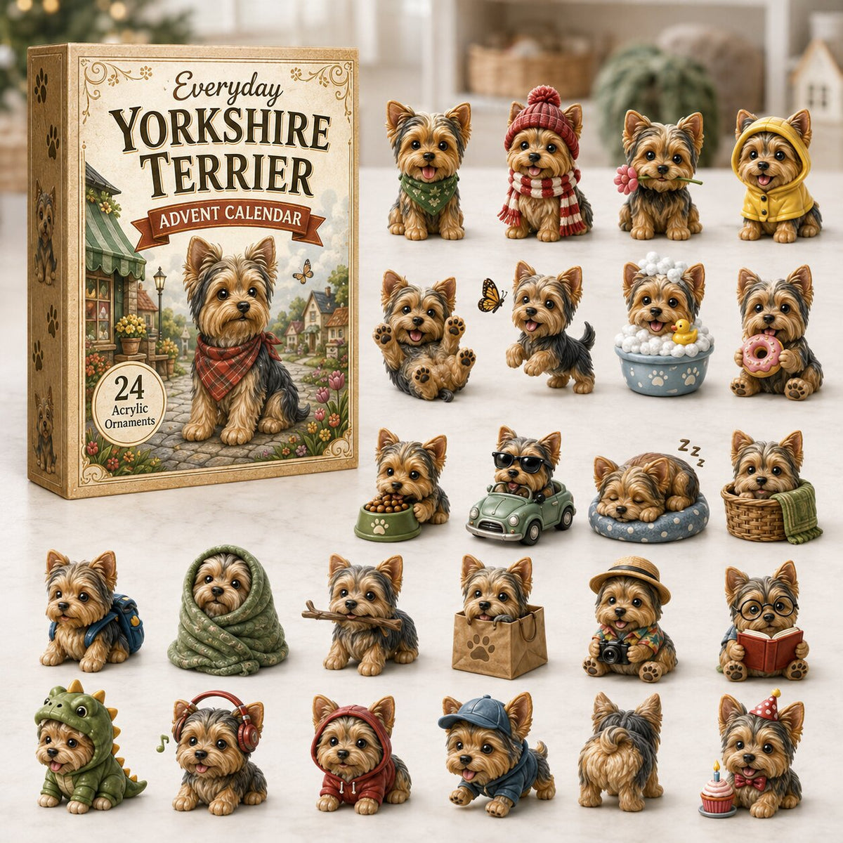 Everyday Yorkshire Terrier Advent Calendar 2026 - 24-Day Festive Countdown, Acrylic Charms Blind Box - Gift For Dog Lovers 31d6967e-0b67-44d9-962b-3ad909ec985e-yorkshire-terrier.jpg