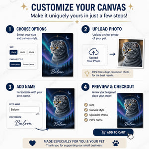 Custom Aurora Night Pet Portrait Canvas with Name - Personalized Canvas 31d988c1-1414-46d2-b679-785274f0897b.jpg