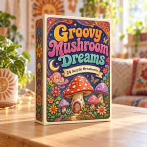 Groovy Mushroom Dreams Advent Calendar 2026 - 24-Day Festive Countdown, Acrylic Charms Blind Box - Gift For Nature Lovers 31ddbfce-96b9-49bd-ac42-9ad929258e42-mushroom-box.png