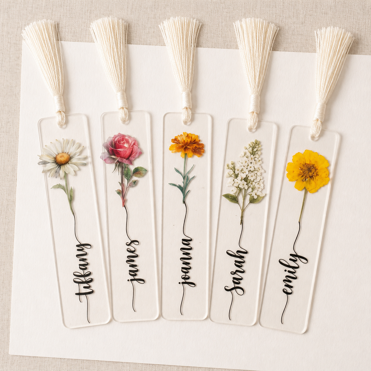 Personalized Birth Month Flower Bookmark, Floral Bookmark for Women, Bookmark Gift, Bridesmaid Proposal Gift, Birthday Gifts for Her 31e1ee08-13a1-4b47-bb9b-adca32817071-banner-3.png