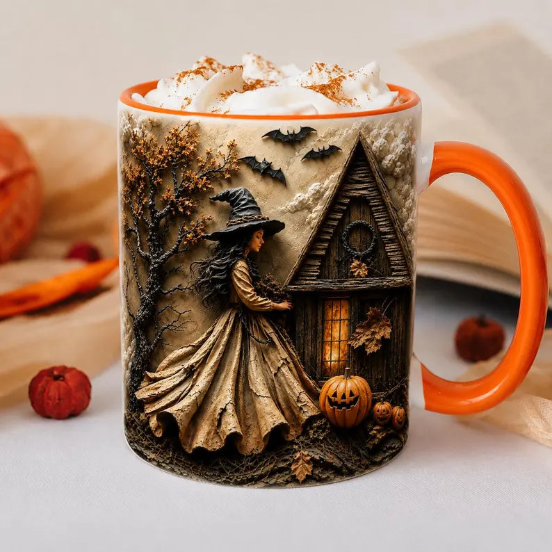 Halloween Witch Mug, Gothic Cottage Coffee Mug, Vintage Witch House Mug, Spooky Fall Ceramic Mug, Pumpkin Halloween Cup, Witchy Autumn Gift 31e6a88f-bc25-4eb3-a9dc-56cdc95dd464-sdvgfds-2-.webp