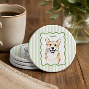Custom Pet Portrait Ceramic Coaster — From Your Photo - Personalized Custom Ceramic Coasters 31e6dbb4-2572-46f9-bd6e-7d3c7aa18be8.jpg