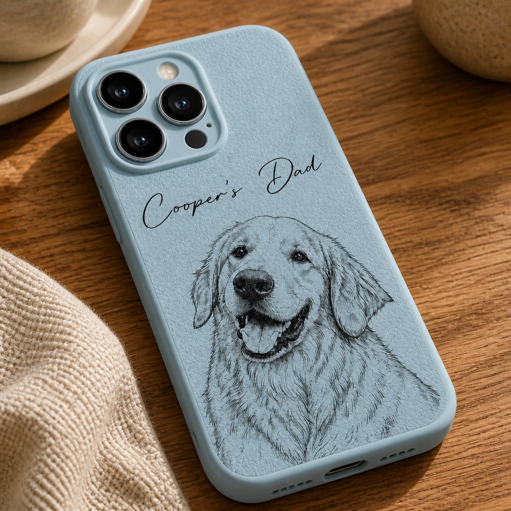 Custom Pet Sketch Phone Case – [Pet Name]'s Dad - Personalized Phonecase 31e96269-9d61-450f-b451-ddefdea793bf.jpg