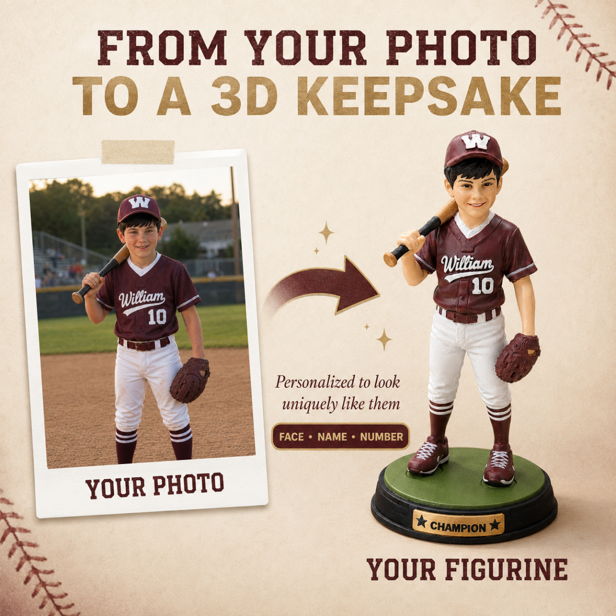 Personalized Baseball Player 3D Figurine, Custom Photo, Name & Jersey Number Keepsake 320289e6-aeb4-4a53-bce2-aab85b287a6c-banner-5.png