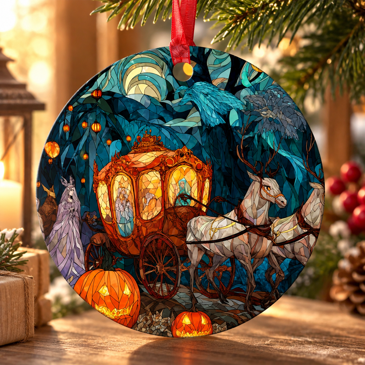 Haunted Pumpkin Carriage Ornament, Stained Glass Halloween Christmas Decor, Gothic Fantasy Hanging Ornament 320806aa-3b5d-4907-ad19-6f58f108241c-l-0.png