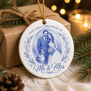Our First Christmas as Mr & Mrs Portrait Ornament - Personalized Ornament 320950d8-c1da-4a2f-91c1-8fa0d8c3666c.jpg