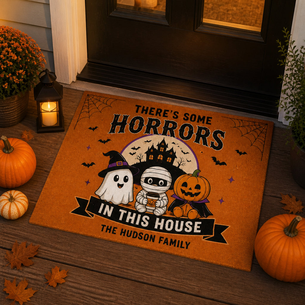 There's Some Horrors In This House - Personalized Halloween Doormat - Personalized Doormat 3259cbb9-633e-4b5d-95c5-3f50bf341028.jpg