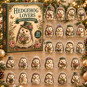 Vintage Hedgehog Lovers Advent Calendar 2026 - 24-Day Festive Countdown, Acrylic Charms Blind Box - Gift For Hedgehog Lovers 32749720-007c-4cad-8983-3c11bdba60a5-hedgehog-box-charms.png