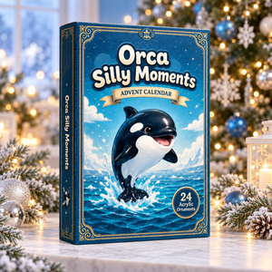 Orca Silly Moments Advent Calendar 2026 - 24-Day Festive Countdown, Acrylic Charms Blind Box - Gift For Orca Lovers 32989129-f9d0-4553-b84f-5f56de8a98b2-orca-box.png