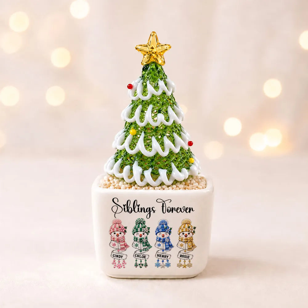 Siblings Forever - Personalized Potted Christmas Tree - Christmas Gift For Family 32dfbbf6-0036-40c4-80c1-79c93d31824f-6.webp