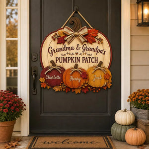 Personalized Pumpkin Patch Sign, Grandma & Grandpa Gift from Grandkids, Rustic Fall Family Decor, Custom Name Keepsake 32e00018-78b7-4ce1-910a-f1e1b9732929--5-.webp