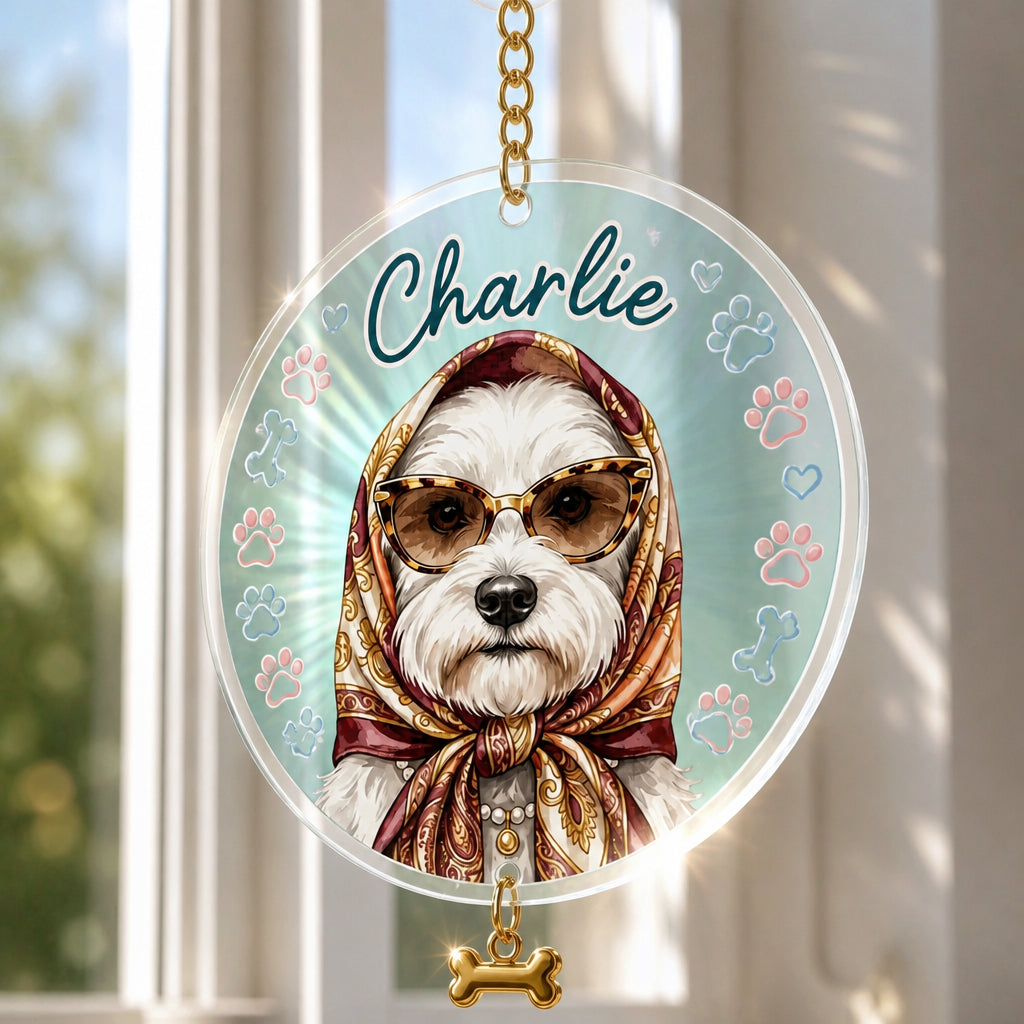 Custom Pet Portrait Phone Case – Retro Cameo with Name - Personalized 1 Layered Suncatcher with Charm 32eedd26-2214-4679-b139-1072a8943dc7.jpg