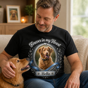 Pet Memorial Photo Tee – Forever in My Heart - Personalized T-shirt 32f77e71-ea57-4325-8d4d-f02d566d44e2.jpg