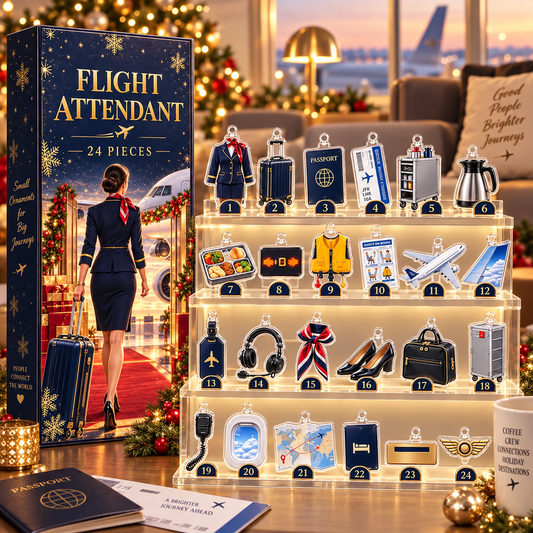 Flight Attendant Advent Calendar, 24 Acrylic Hanging Ornaments, Profession Christmas Countdown, Career Keepsake Gift 33140623-d39c-4ee0-a635-e19ba64e59c4-ba77500d-adf5-4301-9356-c7d826913ca2.png