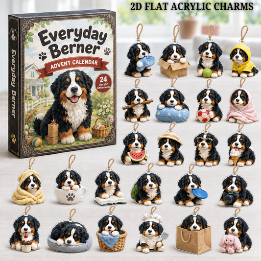 Everyday Berner Advent Calendar 2026 - 24-Day Festive Countdown, Acrylic Charms Blind Box - Gift For Bernese Mountain Dog Lovers 3315396d-c21e-44f8-b746-ca18a618a411-daily-berner-text.png