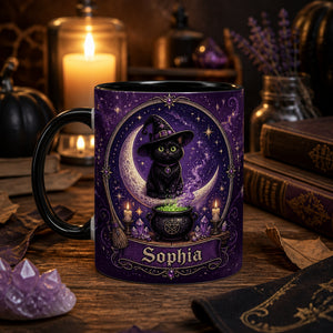Witchy Cat Cauldron Personalized Name Mug - Personalized Edge-to-Edge Mug 331cd6a6-39ea-4d80-904f-920cdb476ac8.jpg