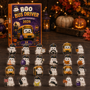 Boo Bus Driver Advent Calendar 2026 - 24-Day Festive Countdown, Acrylic Charms Blind Box - Gift For Family & Friends 332c656a-5e50-4473-9c21-43023efd32cd-box-charm-1.png