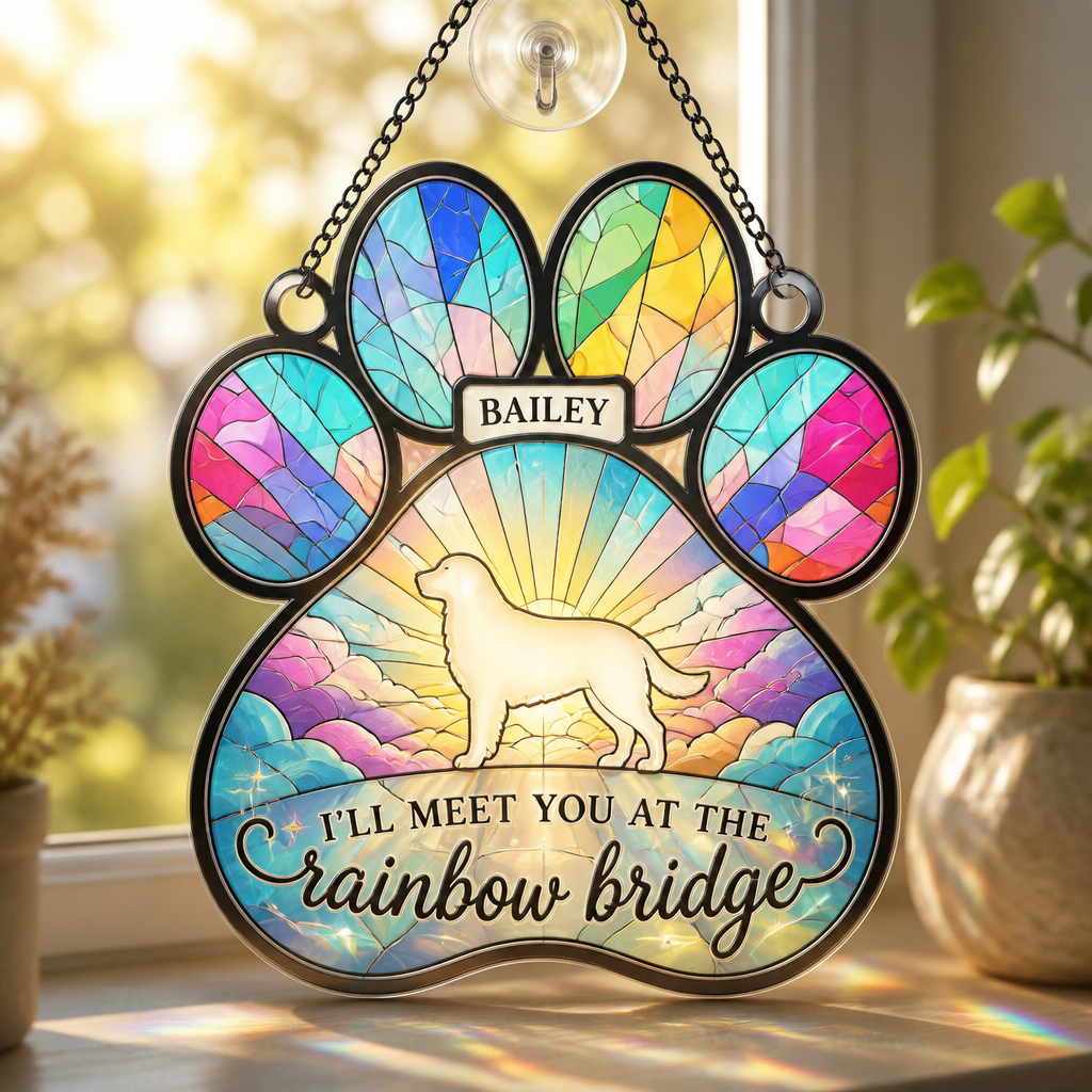 Rainbow Bridge Paw Suncatcher – Personalized Pet Name - Personalized Suncatcher Ornament 33339a99-385f-4a71-898c-f91ea93c44f3.png