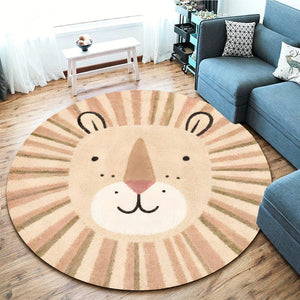 Round Lion Flannel & Velvet Area Rug, Cute Lion Floor Carpet, Soft Washable Round Rug, Kids Room Nursery Decor, Living Room Rug 334e8852-63d8-4709-9ad8-3673ebf844fd-il_794xN.8338327447_p320.jpg