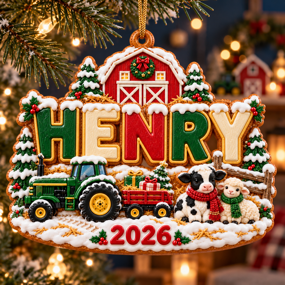 Personalized Farm Christmas Ornament 2026 – Custom Name with Tractor, Barn and Farm Animals, Little Farmer Gift for Kids 33526e9d-8f30-4dbc-8be0-bbfe8d1ce94d-Personalized-Henry-Christmas-farm-ornament-1.png