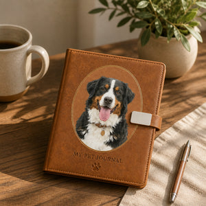 Watercolor Pet Cameo Leather Journal - Personalized Graphic Leather Journal 3368ec98-0449-4c34-a1b6-759fb6d1e3bd.jpg